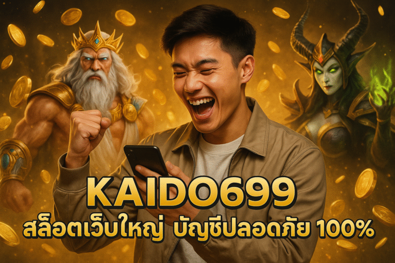KAIDO699 สล็อตเว็บใหญ่ บัญชีปลอดภัย 100%