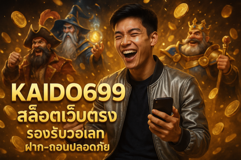 KAIDO699 สล็อตเว็บตรง รองรับวอเลท ฝาก-ถอนปลอดภัย