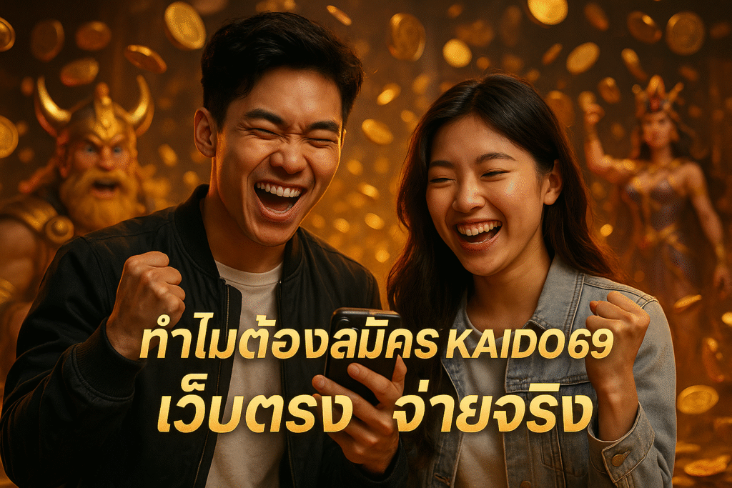 ทำไมต้องสมัคร KAIDO699 เว็บตรง จ่ายจริง