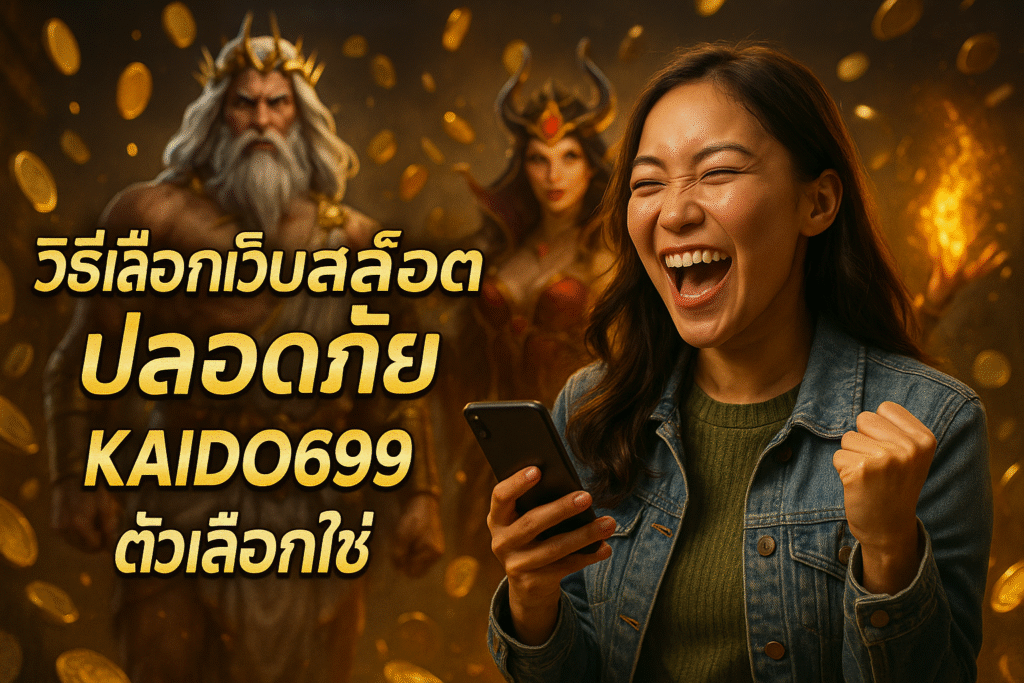 วิธีเลือกเว็บสล็อตปลอดภัย – KAIDO699 ตัวเลือกใช่