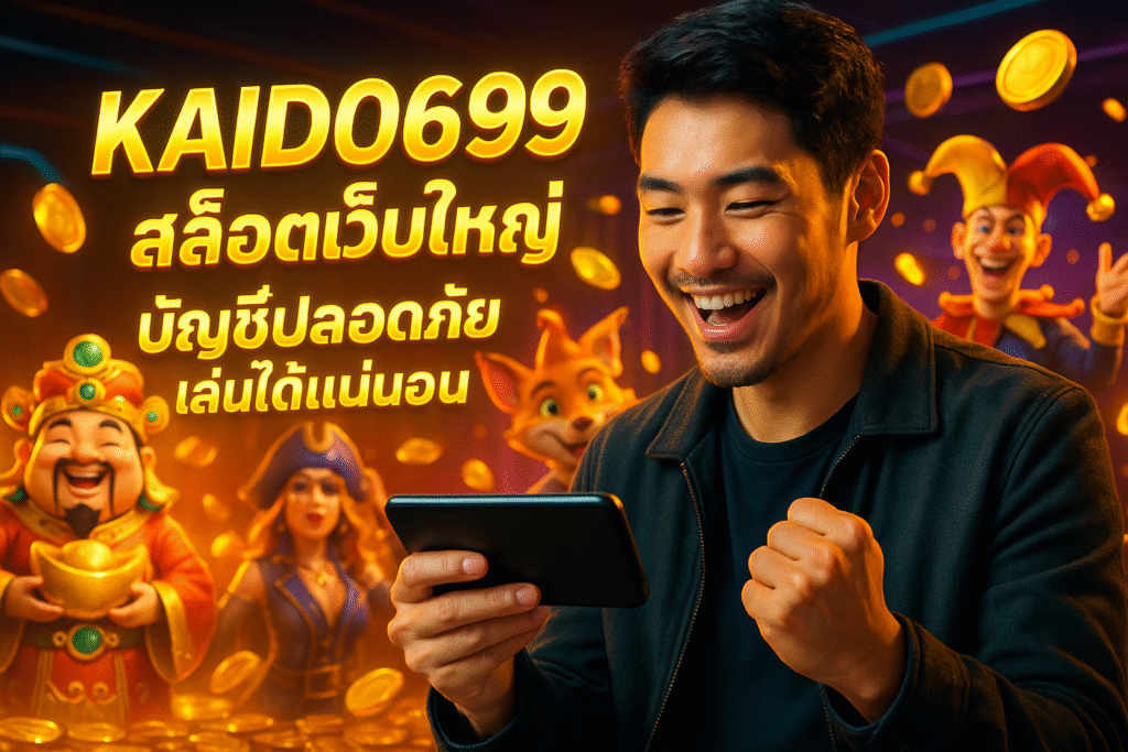 KAIDO699 สล็อตเว็บใหญ่ บัญชีปลอดภัย เล่นได้แน่นอน
