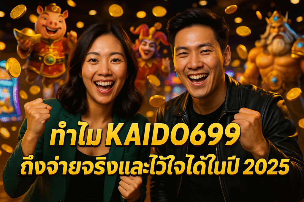 ทำไม KAIDO699 ถึงจ่ายจริงและไว้ใจได้ในปี 2025