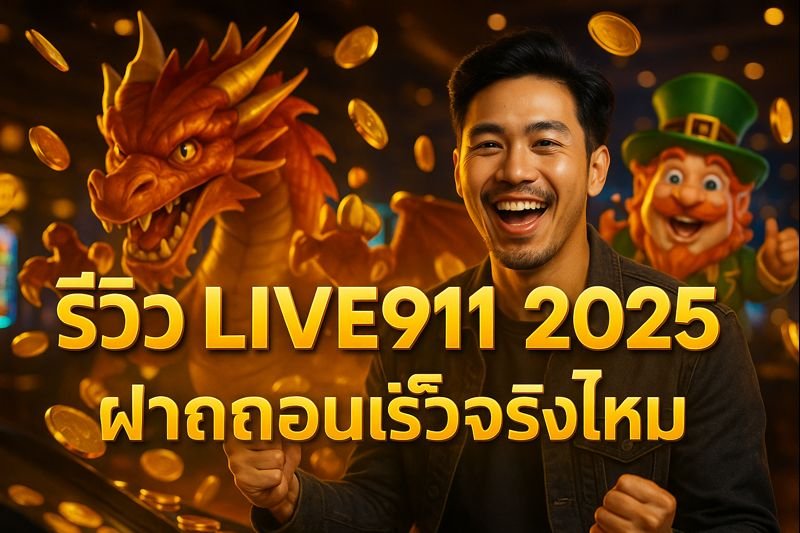 รีวิว LIVE911 2025 ฝากถอนเร็วจริงไหม