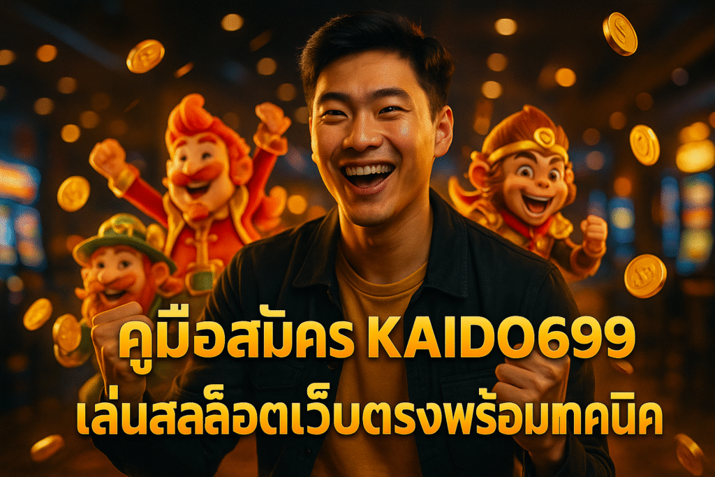 คู่มือสมัคร KAIDO699 เล่นสล็อตเว็บตรงพร้อมเทคนิค